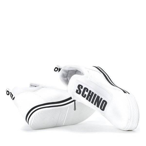 OUTLET Білі кросівки із закритим клином Schino - Взуття
