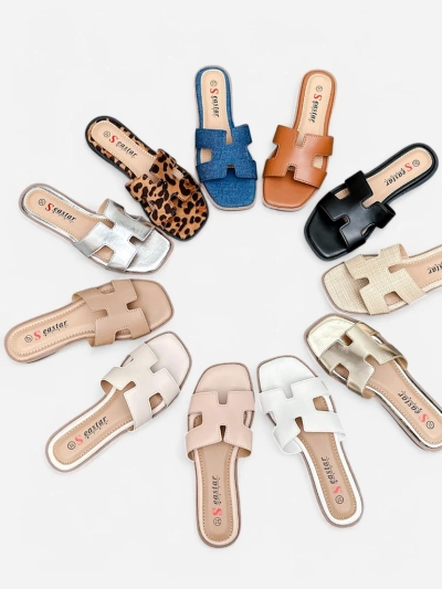 Royalfashion Damen-Flatsandalen Eval