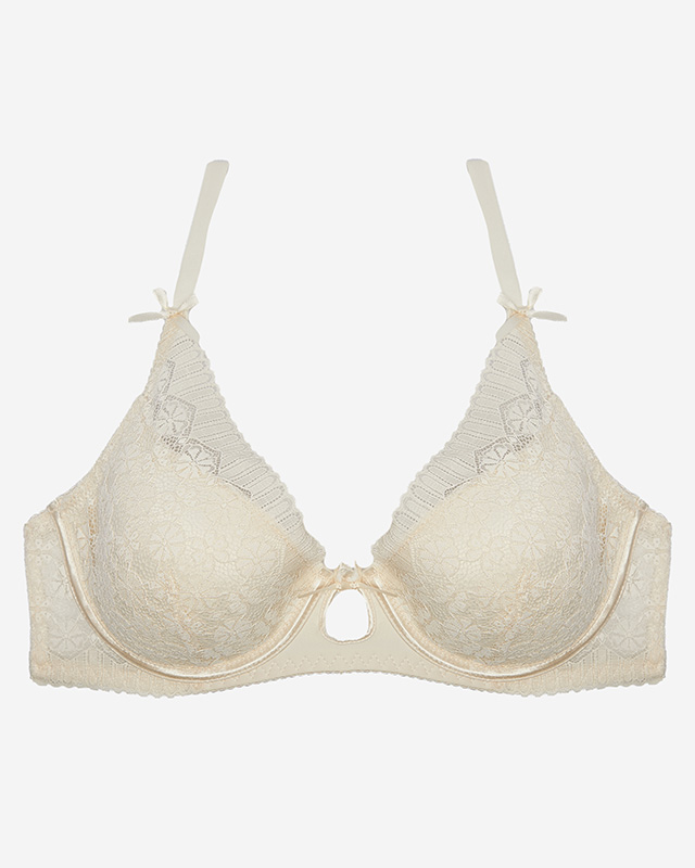 Gepolsterter Damen-BH in Beige- Lingerie