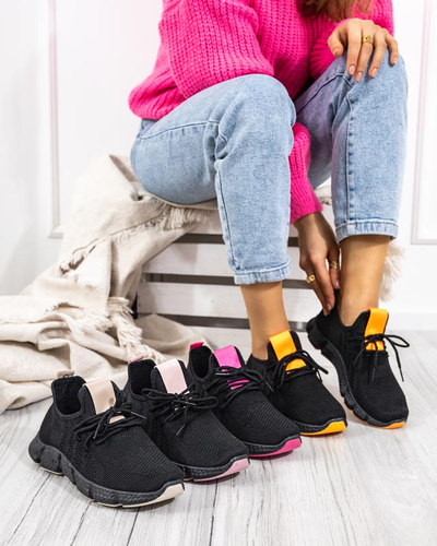 Sportschuhe für Damen von Bommgi in Schwarz und Orange - Schuhe