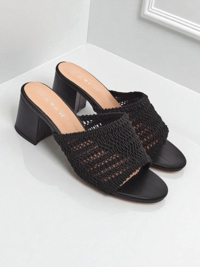 Royalfashion Damen-Sandaletten mit Absatz Sole Bloom