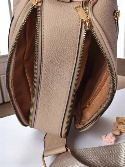 Royalfashion Kleine Damenhandtasche aus Ökoleder Cora