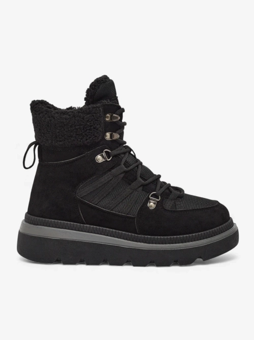 Жіночі Ботильйони Aurora Чорні Шкіряні Елегантні на Осінь