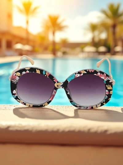 Royalfashion Sonnenbrille mit dekorativen Bügeln Glam Shine