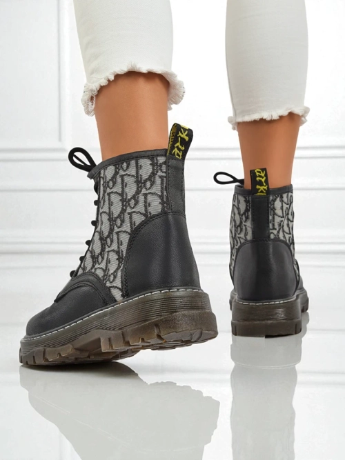 Royalfashion Жіночі черевики на щиколотці з принтом Efrioz