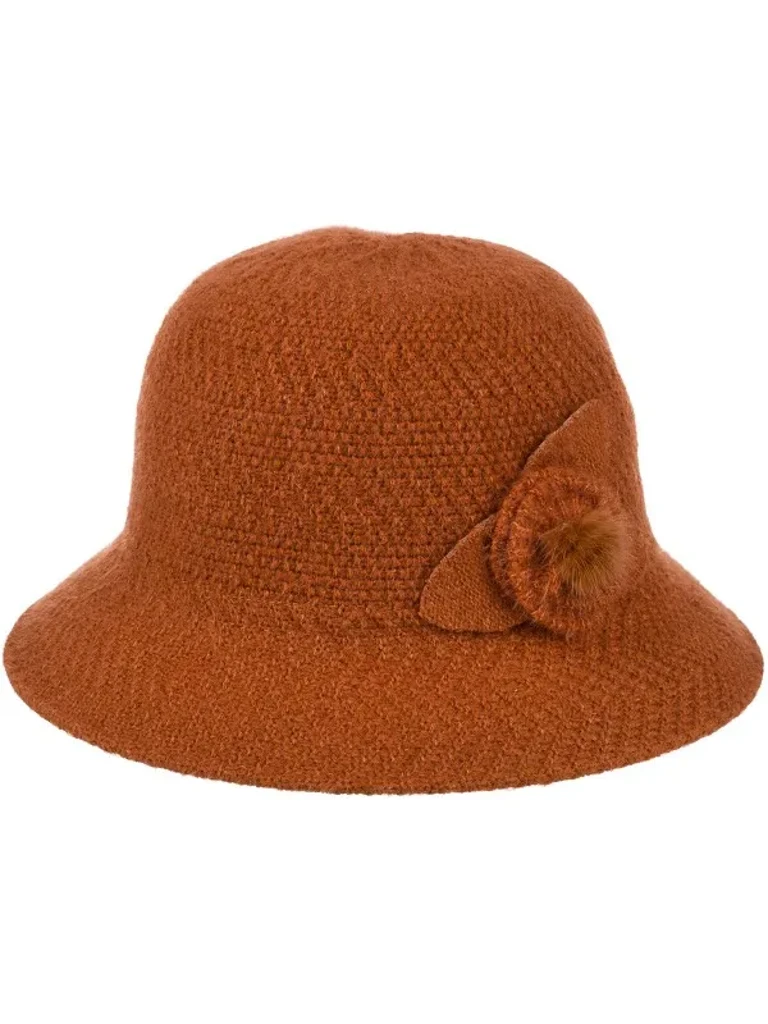 Damen-Melonenhut Ella Mae mit Verzierung