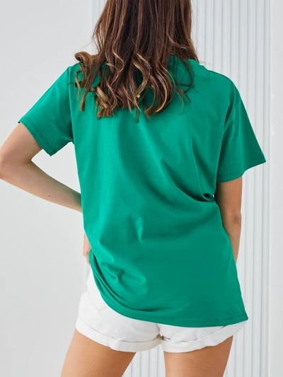 Royalfashion Damen Baumwoll-T-Shirt Mehr und mehr