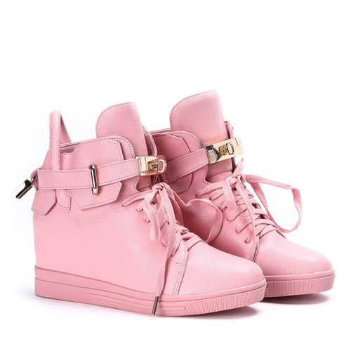 Różowe sneakersy Sinnea - Obuwie