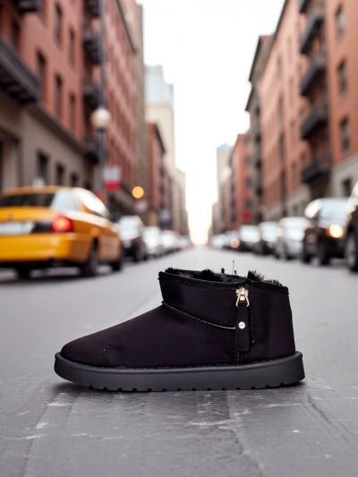 Royalfashion Kurzstiefel, die den Damen Schneestiefeln ähneln Fefoz