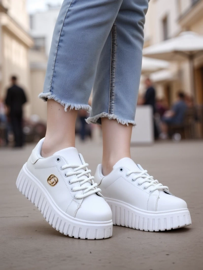 Royalfashion Damen Plattform Sneakers Zolio