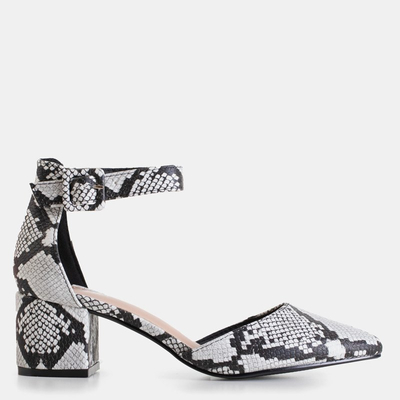 Damen-Serpentinen-Pumps am Lux-Pfosten - Schuhe