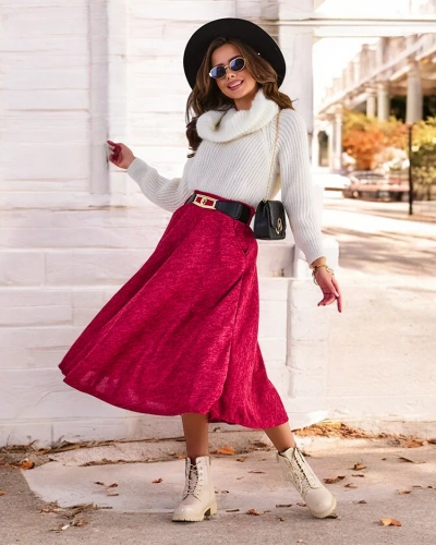 Royalfashion Damen-Midirock