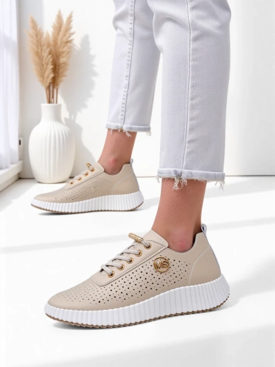 Royalfashion Damen sportliche Schnürsneaker Jovenes