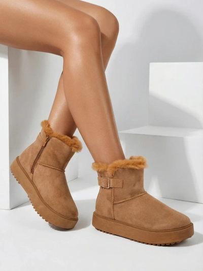 Royalfashion Kurze Damen Schneestiefel Aurelia Classico