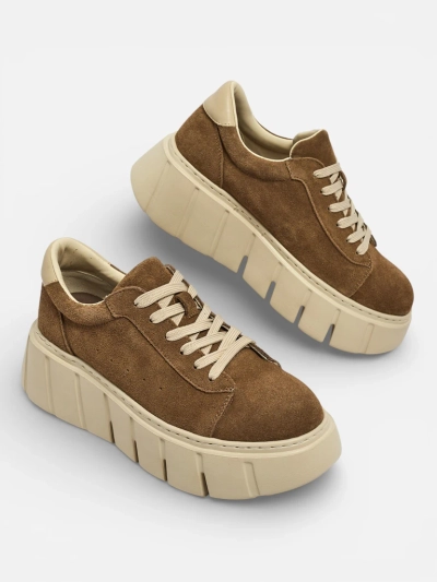 Sportliche Damen-Sneakers aus Naturleder Eller