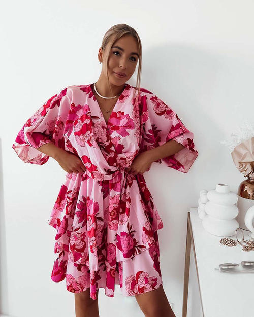 Жіноча міні-сукня Royalfashion з оригінальним візерунком