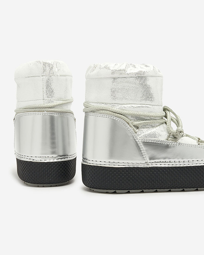 Royalfashion Damen-Schneestiefel zum Schnüren Yevnoie