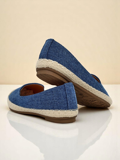 Royalfashion Damen-Espadrilles aus Öko-Wildleder Bombei