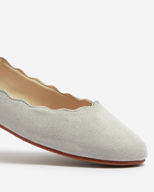 Світло-сірі жіночі балетки Antonelia