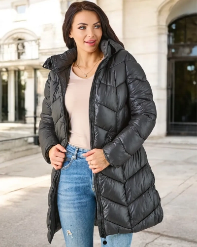 Royalfashion Damen Winter Steppjacke