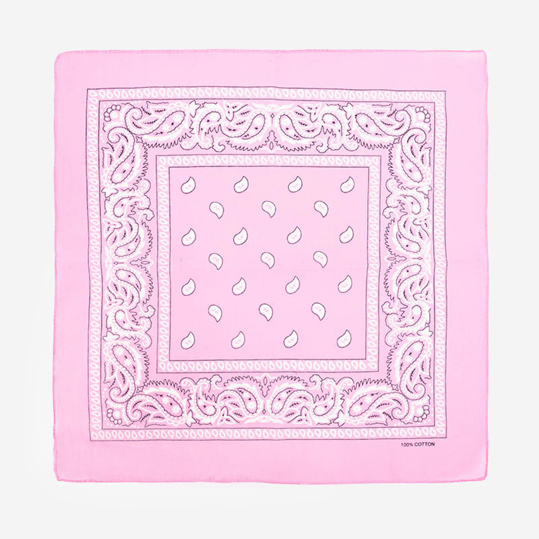 Rosa Bandana-Schal - Accessoires