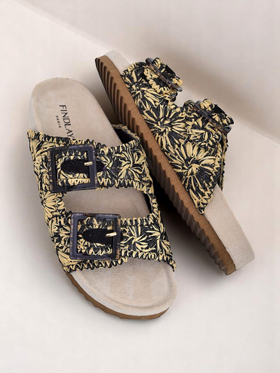 Royalfashion Damensandalen mit Schnallen Samorra