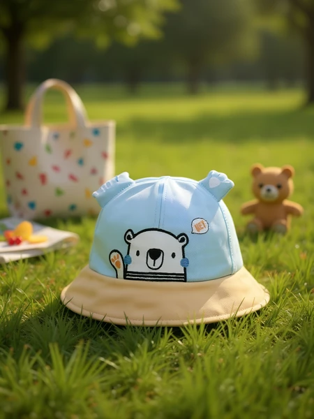Royalfashion Kinder-Bucket Hat Happy Patches