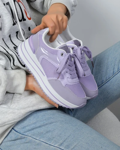 Royalfashion Damen Sport Platform Sneakers Revided