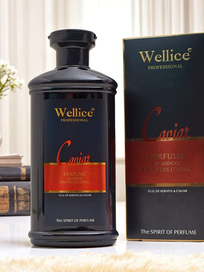 Wellice Parfümierte Haarshampoo mit Keratin glättet und spendet Feuchtigkeit