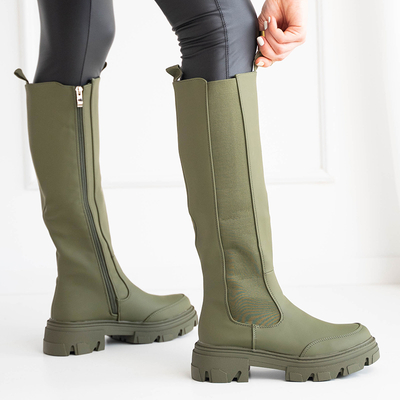 Grüne Damen Stiefeletten Promase - Schuhe