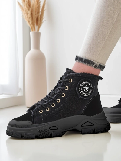 Royalfashion Hohe Damensneaker Hirrias