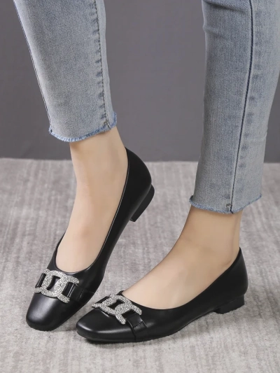 Royalfashion Damen Ballerinas mit einer Schleife Frelie