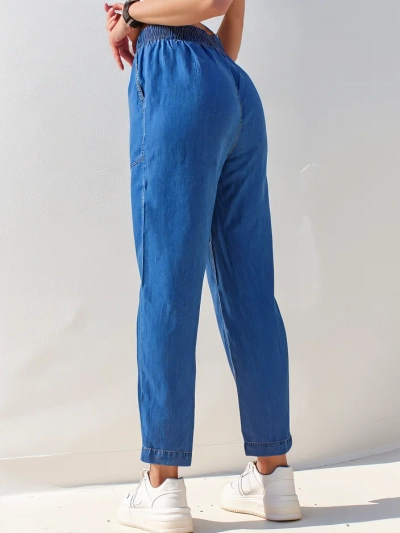 Royalfashion Gerade Damenstoffhose 7/8