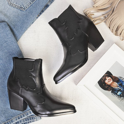 Schwarze Stiefel am Pfosten der Cowboystiefel Catenia - Footwear