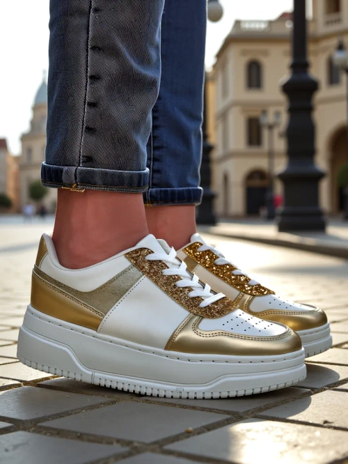 Royalfashion Жіночі кросівки з блискітками Qisofi