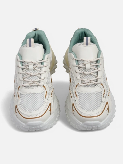 Royalfashion Damen Sportsneaker auf einer dickeren Sohle Nettes