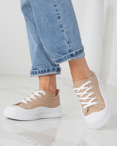 Khakifarbene Damen-Sportschuhe Kerisso Sneakers - Footwear