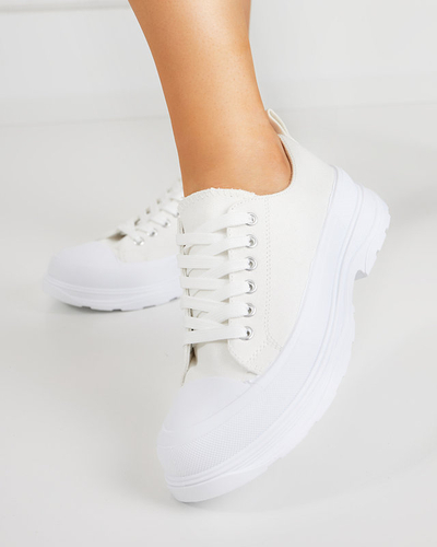 Cresoma cremefarbene Sportschuhe für Damen - Schuhe