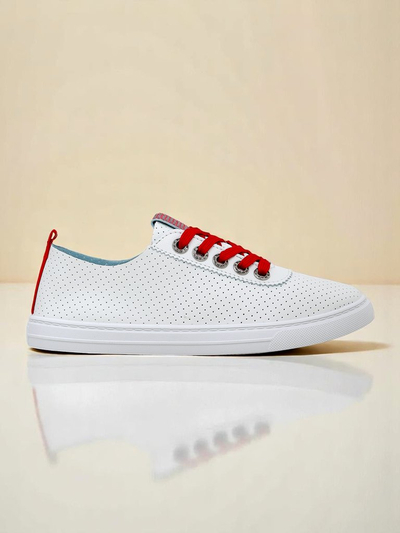 Royalfashion Damen-Ökoleder-Sneaker PureWalk