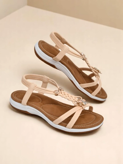 Royalfashion Damen verzierte Sandalen Fiacco