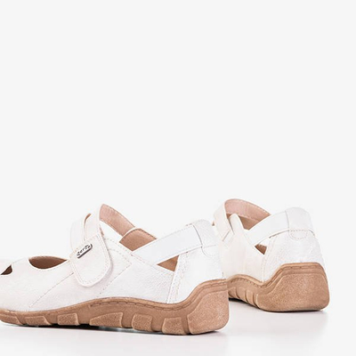 Жіноче біле взуття Perte з низьким вирізом - Взуття