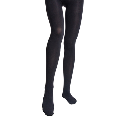 Schwarze glatte blickdichte Damenstrumpfhose 80 DEN - Unterwäsche