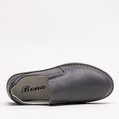 Szare Mädchenhalbschuhe zum Hineinschlüpfen Mateli - Schuhe