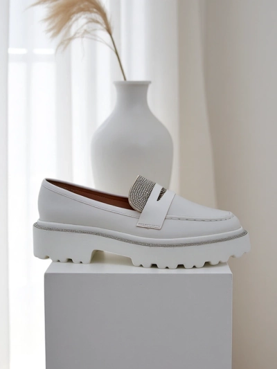 Royalfashion Damenmokassin mit Strass Vinness