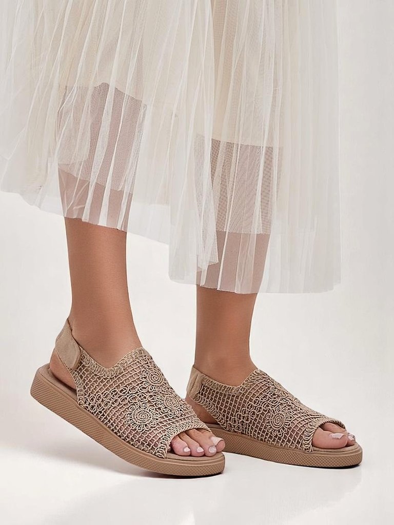 Royalfashion Damen Levay Ajour-Sandalen mit Obermaterial