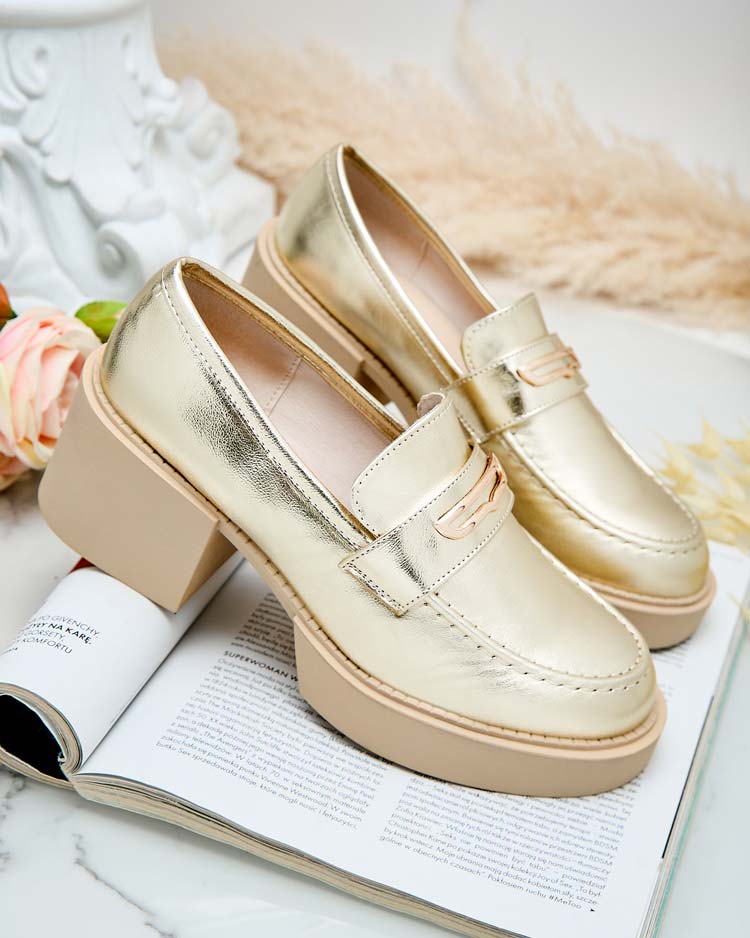 Royalfashion Damen Mokassins auf einem Pfosten Ralbali