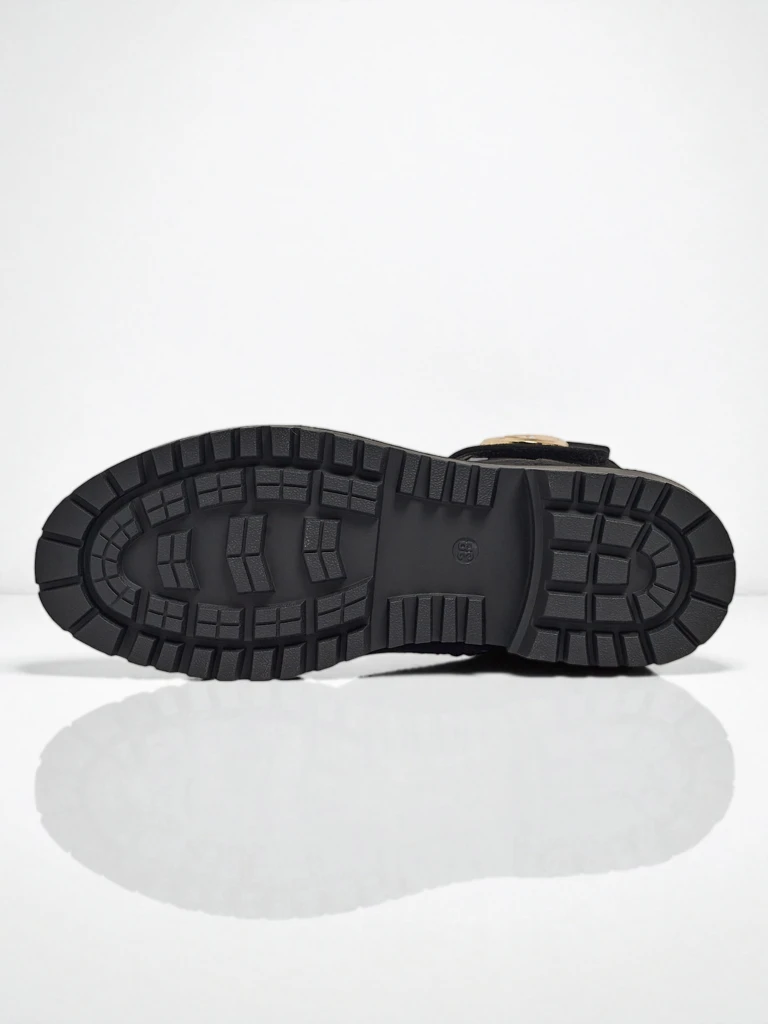 Damen Worker Boots mit Verzierungen Lorice