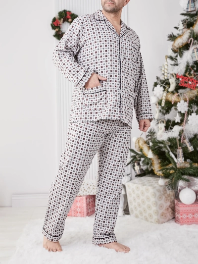 Royalfashion Herrenschlafanzug mit Druck
