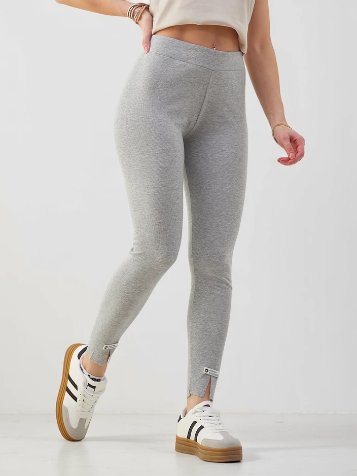 Royalfashion Damen Ripp-Cotton Leggings