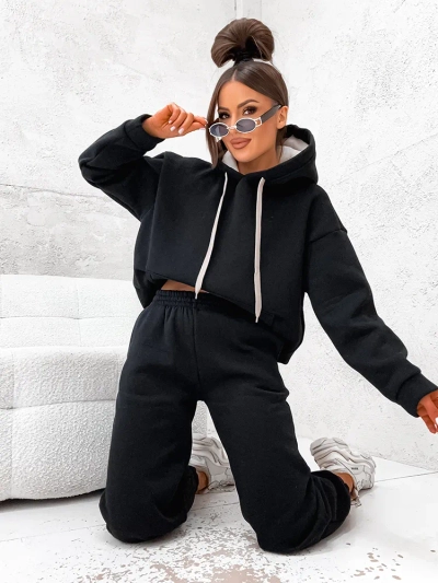 Royalfashion Damen-Sweatshirt-Set aus Baumwolle